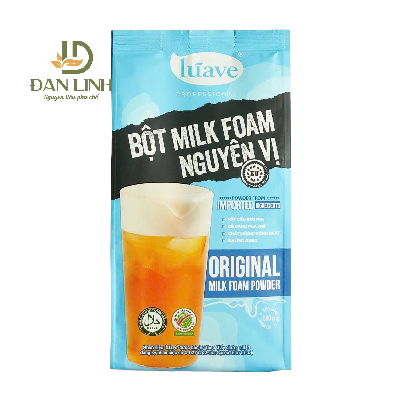Bột Milk Foam Nguyên Vị Lúave
