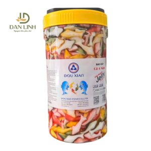 Thạch rau câu con cá 4 màu