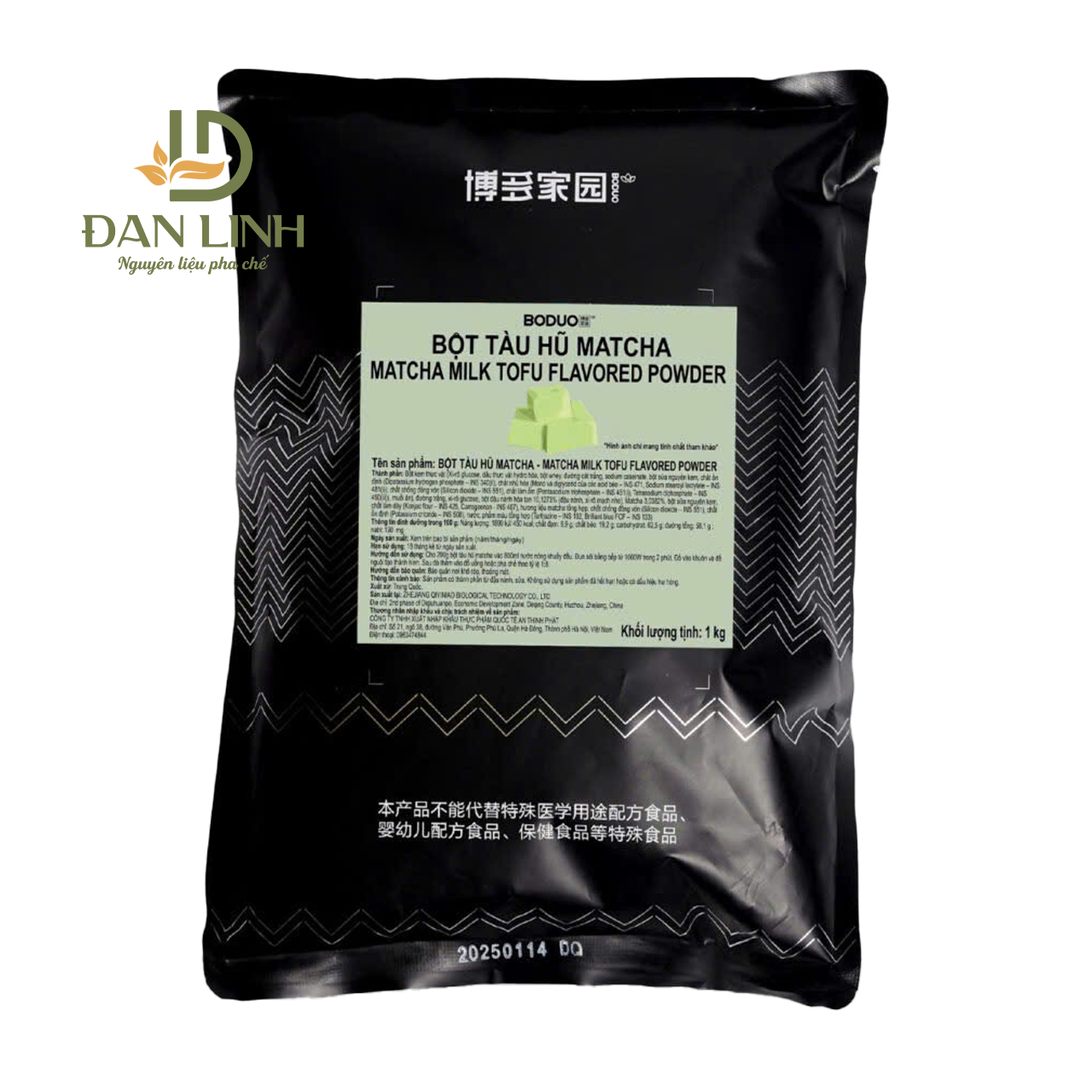 Bột Tàu Hủ Matcha Boduo 1kg