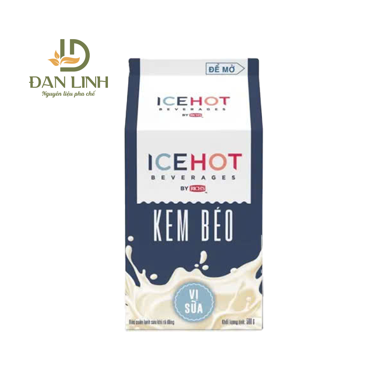 Kem Béo Vị Sữa Icehot 500g