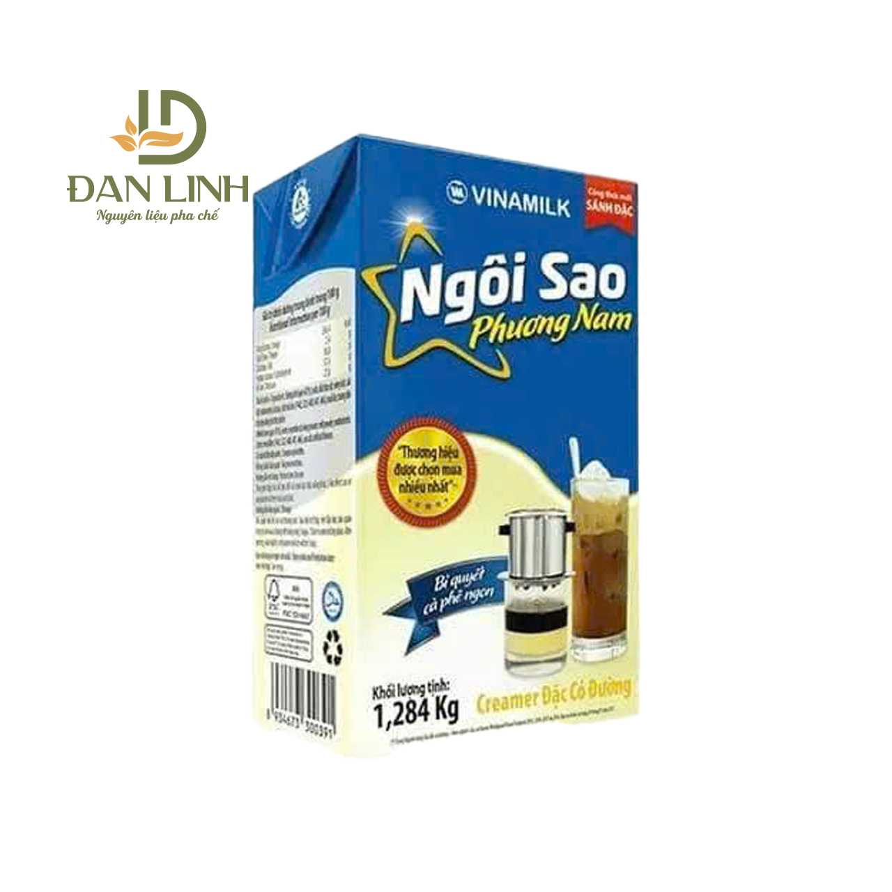 Sữa Đặc Ngôi Sao Phương Nam Xanh Biển 1,284kg