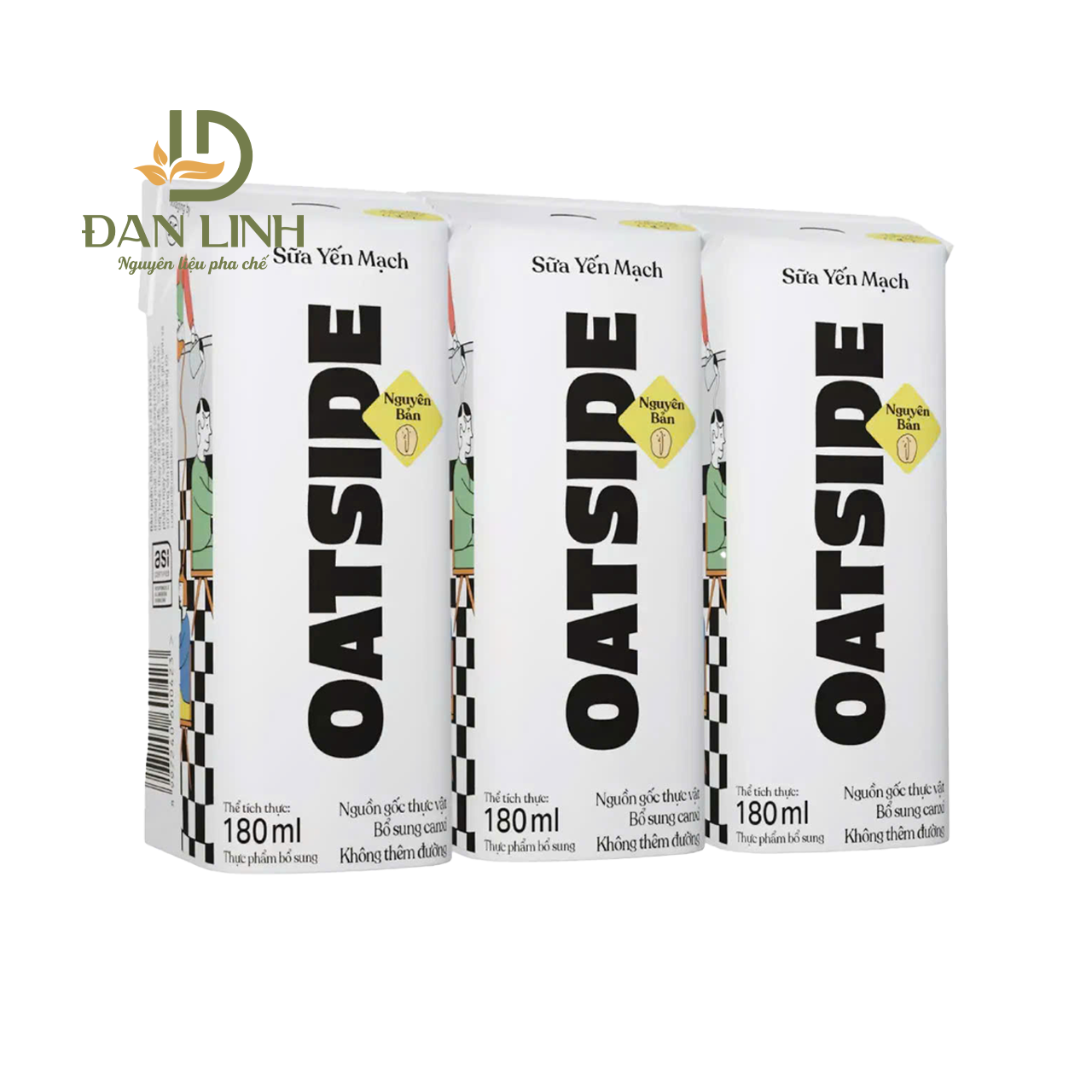Sữa Yến Mạch Oatside (Lốc 3 hộp) 180ml