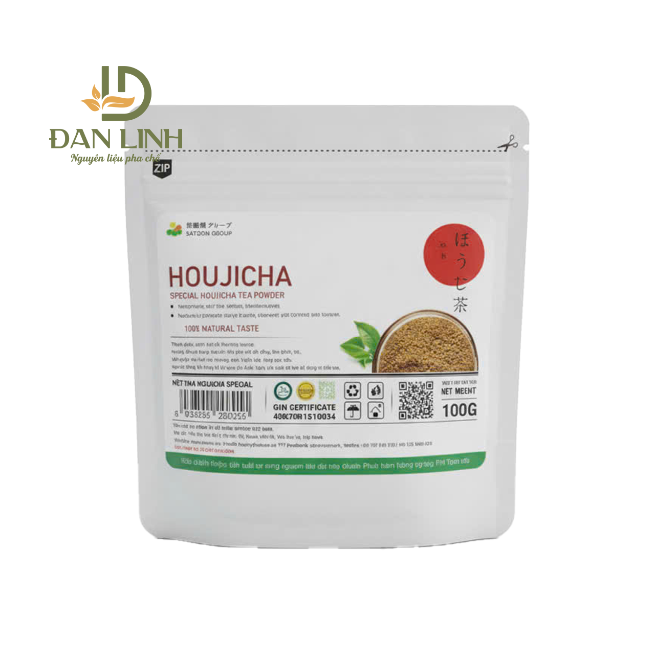Bột Houjicha Satoen 100gr