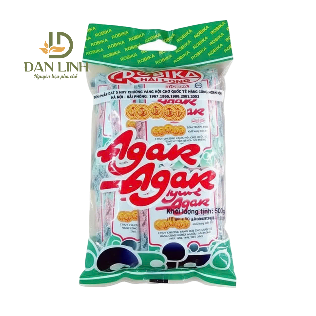 Bột Rau Câu Giòn Agar ( Túi 20 gói 25gr)