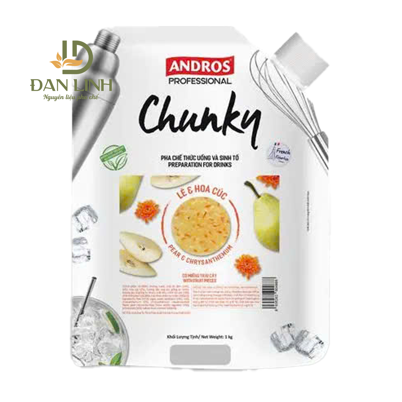 Mứt Chunky Lê & Hoa Cúc 1kg