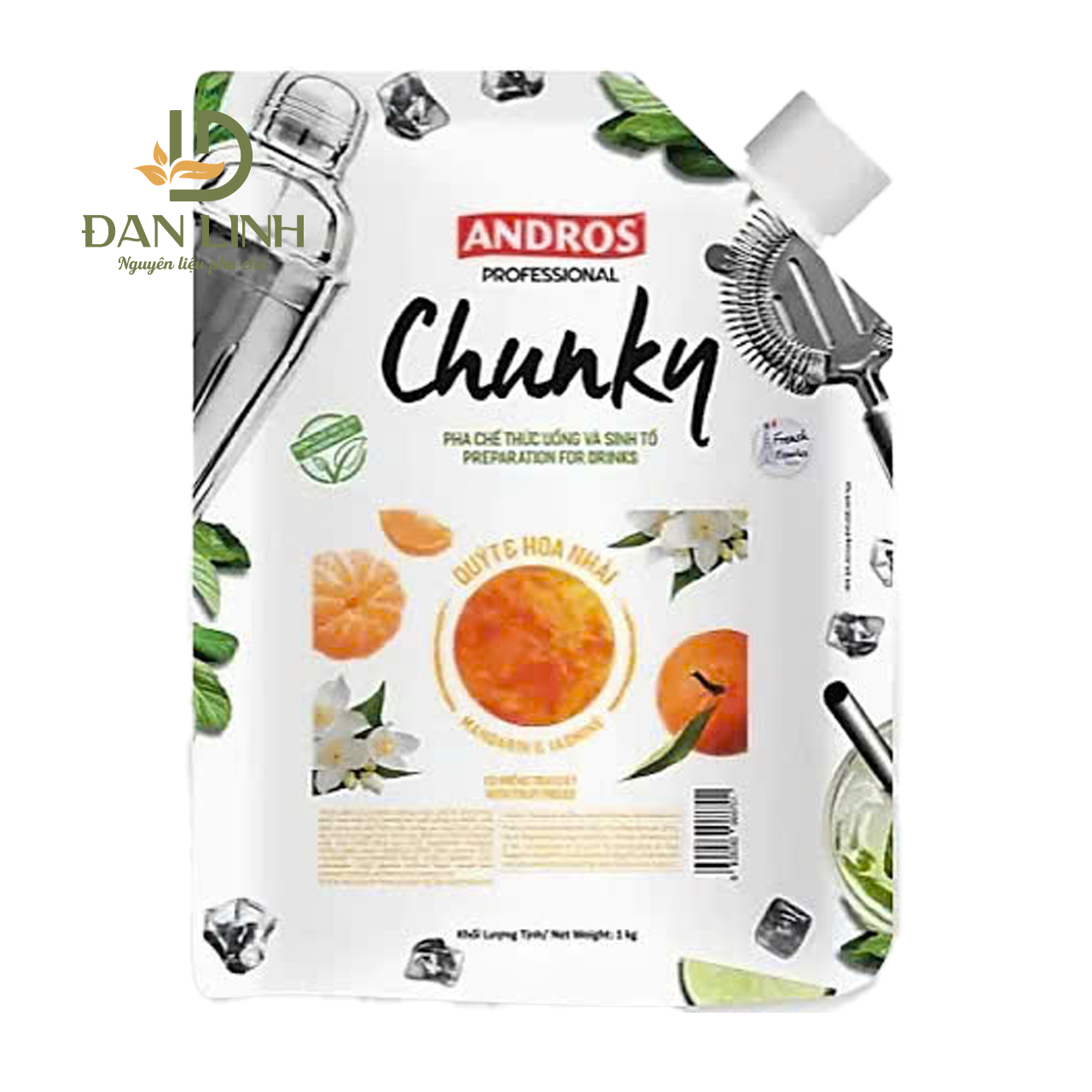 Mứt Chunky Quýt & Hoa Nhài 1kg