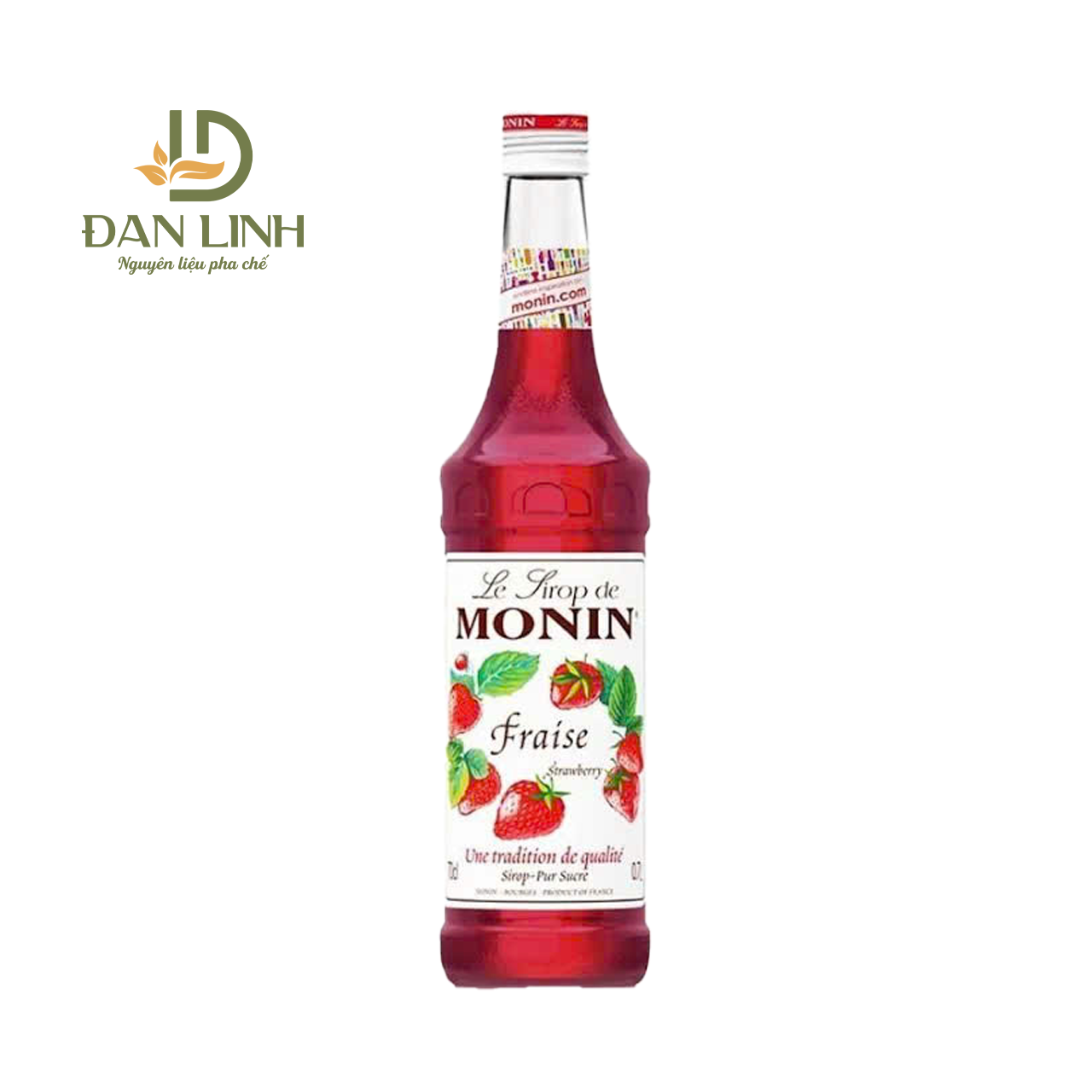 Syrup Monin Fraise Strawberry - Dâu 700ml